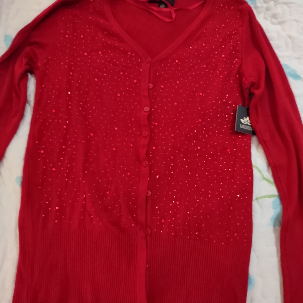 Red sweater
